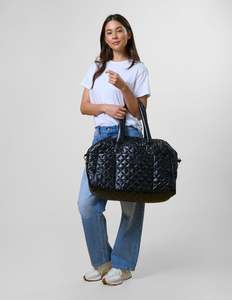 Overnight Bag Quilted - Black