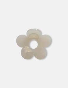 Flower Outline Hair Claw - Light Pink