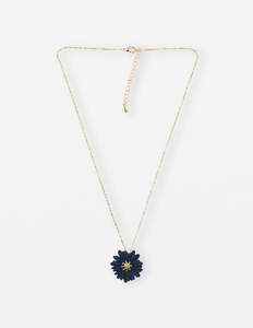 Necklace Daisy - Navy