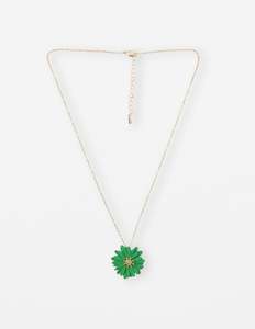 Necklace Daisy - Green