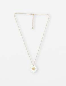 Jewellery: Necklace Daisy - White