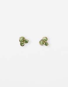 Earrings Flower - Green
