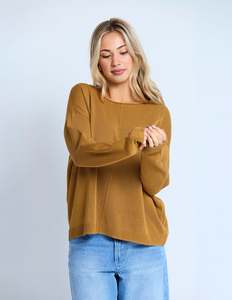 Knitwear: Nina Jumper - Burnt Copper