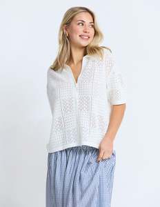 Knitwear: Polly Cardigan - Milk