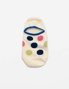 Socks: Sock Multi Dots - White