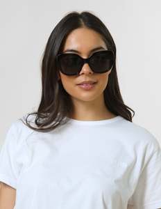 Sunglasses: Giselle Sunglasses - Black