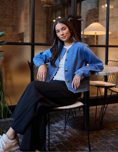 Clara Jacket - Mid Blue