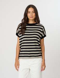 New: Gwen Tee - Sage/Black