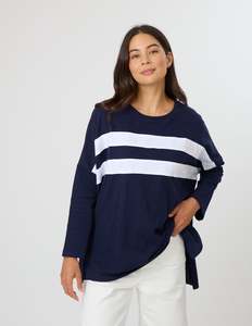 New: Orlando Top - Navy