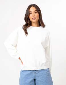 New: Bubble Sweatshirt - White