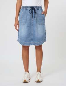 Vista Skirt - Mid Blue