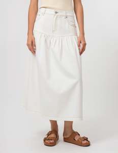Davina Skirt - Ecru
