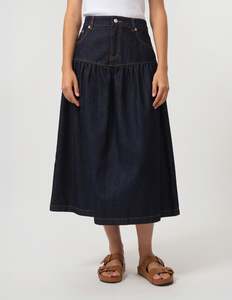 Davina Skirt - Indigo