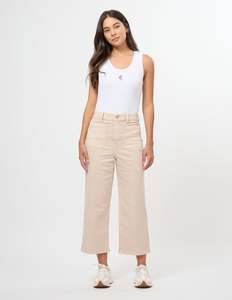 Denim Collection: Dina Pant - Bone