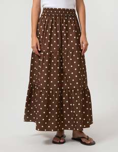 New: Marlia Skirt - Chocolate Spot