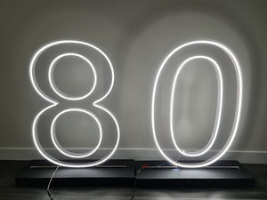 Products: Eighty - Neon Numbers Stellar Backdrops