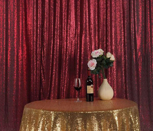 Products: Burgundy Sequins Stellar Backdrops