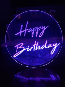 Products: Happy Birthday - LED signage Stellar Backdrops