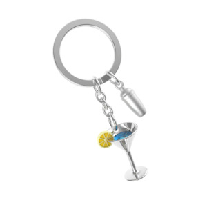 Keychains: Cocktail with Shaker Keychain