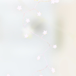 Pastel Lights Stars White