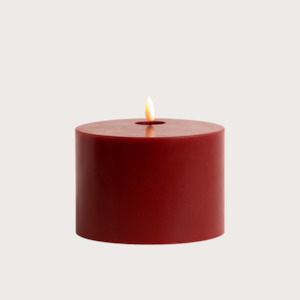 10cm x 10cm Red LED Candle