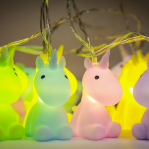 Pastel Unicorns Fairy Lights String