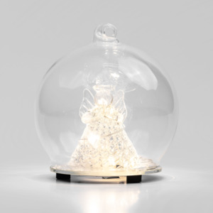 Noel: Glass Angel in Globe