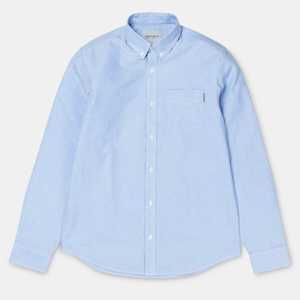Puffers: Carhartt L/S Button Down Pocket Shirt Bleach