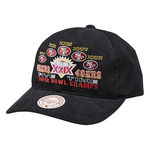 Mitchell Ness: Mitchell & Ness Superbowl DS Cap 49ers - Black