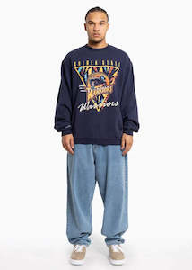 Mitchell & Ness Tri Logo Crew Warriors - Blue