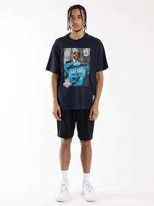 Mitchell Ness: Mitchell & Ness Draft Day Tee Hornets Johnson Black
