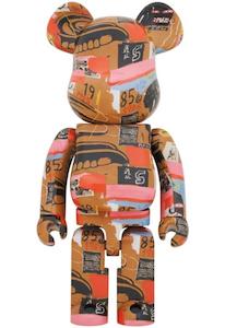 Medicom: Medicom Be@rBrick Warhol x Basquiat #2 - 1000%