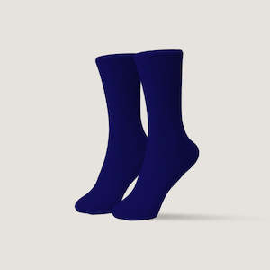 Pattent Goods: Pattent Socks - Basic 2 Ply Blue US 8-11