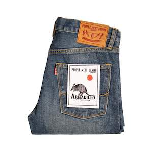 PMD & Co ARMADILLO Pre-Washed Denim 14oz Selvedge Accent Non Stretch Slim Fit
