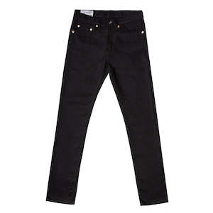 PMD & Co Work Pants Selvedge Accent Slim Fit Black
