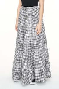 Skirts 1: Huffer Catalina Miami Skirt - Black/Ivory