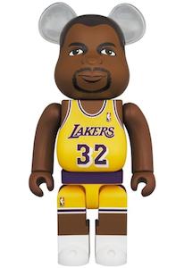 Medicom Be@rbrick Magic Johnson 100% and 400% Set