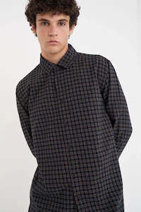 Huffer OG Check Shirt - Navy