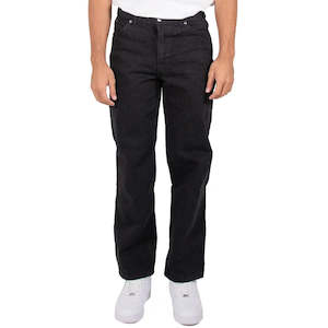 Dickies 1993 Relaxed Heavyweight Denim Carpenter Jean - Rinsed Black