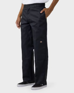 Dickies: Dickies Double Knee Work Pants Loose Fit - Black