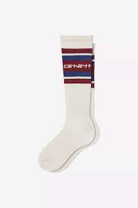 Carhartt Connors Socks - Natural / Scarlet / Wolfsbane