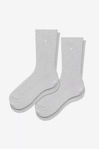 Socks: Carhartt Madison Socks 2 Pack - Ash Heather