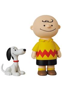 Medicom UDF Peanuts 12 Snoopy and Charlie Ultra Detail Figure.