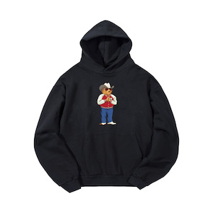 Market Hee-Haw Bear Hoodie - Jet Black