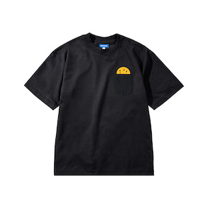Market Smiley Peek-A-Boo Pocket T-Shirt - Jet Black
