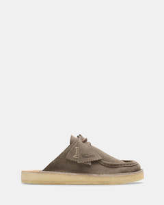 Clarks Originals: Clarks Desert Nomad Mule - Grey/Sage Suede