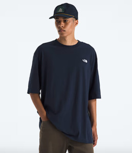 The North Face: The North Face Men’s TNF™ Essential Oversized Short-Sleeve Tee - Summit Navy