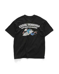 S-Double Running Man SS Tee - Black