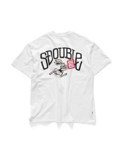 S Double: S-Double Rabbit SS Tee - White