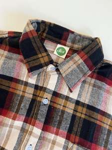 SOS Colombo Flannel L/S Shirt - Burnt Plaid